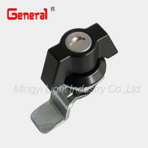 قفل المقبض الغبار أنتي 70040 المضادة للمياه مقبض قفل مسحوق أسود مقبض كوتيد 90 درجة الاستدارة لفتح وإغلاق