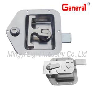 50011 قابلة للطي ر مقبض القفل مقطورة، شاحنة الهيئة مجلس الوزراء قفل مع مسامير اللحام 4 أو 6 فتحات الجسم الخيار